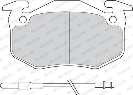 Roadhouse PSX214432 - Əyləc altlığı dəsti, əyləc diski furqanavto.az