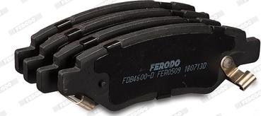 Ferodo FDB4600-D - Əyləc altlığı dəsti, əyləc diski furqanavto.az