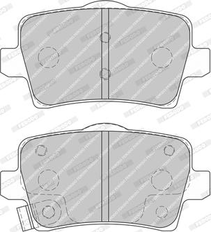 Ferodo FDB4682-D - Əyləc altlığı dəsti, əyləc diski furqanavto.az