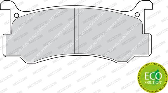 Ferodo FDB482 - Əyləc altlığı dəsti, əyləc diski furqanavto.az