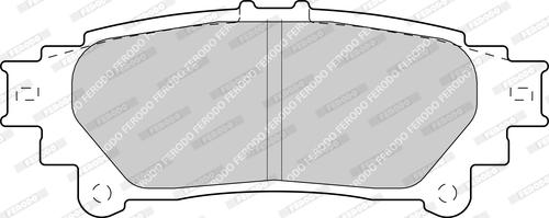 Ferodo FDB4395-D - Əyləc altlığı dəsti, əyləc diski furqanavto.az