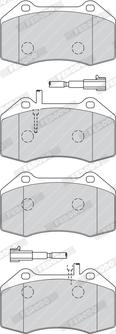 Ferodo FDB4320 - Əyləc altlığı dəsti, əyləc diski furqanavto.az