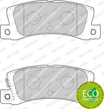 Ferodo FDB4274 - Əyləc altlığı dəsti, əyləc diski furqanavto.az