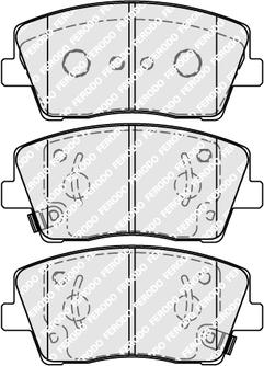 Ferodo FDB5044 - Əyləc altlığı dəsti, əyləc diski furqanavto.az