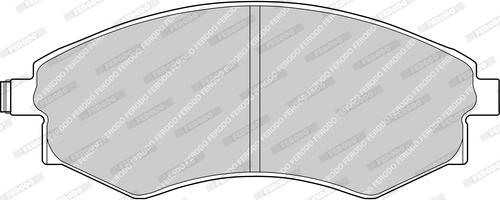 Ferodo FDB600-D - Əyləc altlığı dəsti, əyləc diski furqanavto.az