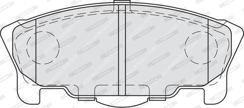 Ferodo FDB1987 - Əyləc altlığı dəsti, əyləc diski furqanavto.az