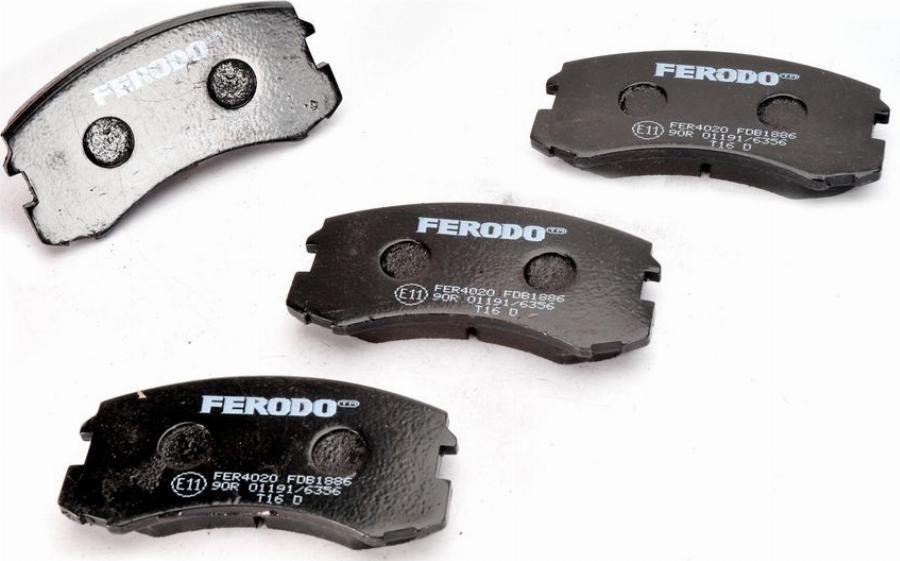 Ferodo FDB1886 - Əyləc altlığı dəsti, əyləc diski furqanavto.az