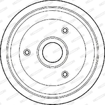 Ferodo FDR329702 - Əyləc barabanı furqanavto.az