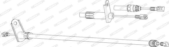 Ferodo FHB432904 - Kabel, dayanacaq əyləci furqanavto.az