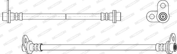 Ferodo FHY2750 - Əyləc şlanqı furqanavto.az