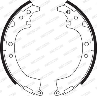 Ferodo FSB564 - Əyləc Başlığı Dəsti furqanavto.az