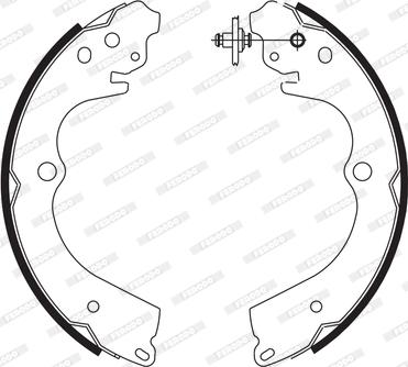 Ferodo FSB629 - Əyləc Başlığı Dəsti furqanavto.az