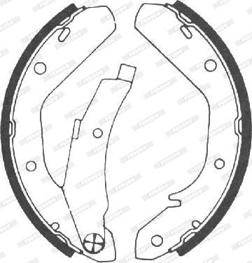 Ferodo FSB38 - Əyləc Başlığı Dəsti furqanavto.az