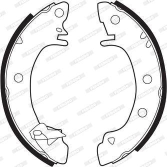 Ferodo FSB215 - Əyləc Başlığı Dəsti furqanavto.az
