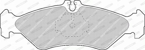 Ferodo FVR1039 - Əyləc altlığı dəsti, əyləc diski furqanavto.az