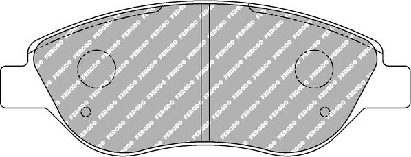 Ferodo Racing FCP1468H - Əyləc altlığı dəsti, əyləc diski furqanavto.az