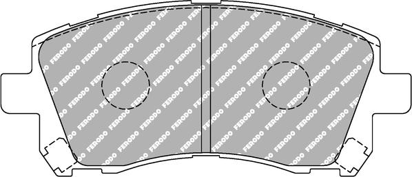 Ferodo Racing FCP1327R - Əyləc altlığı dəsti, əyləc diski furqanavto.az