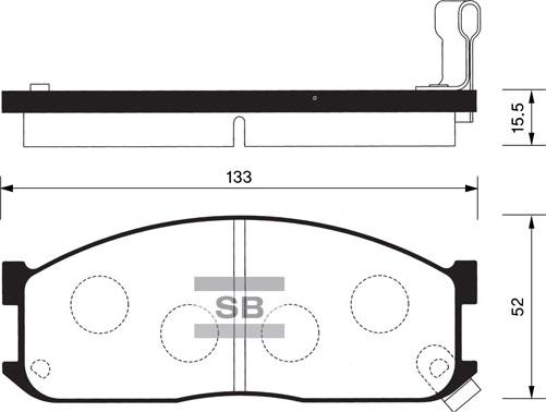 ACDelco AC058335D - Əyləc altlığı dəsti, əyləc diski furqanavto.az