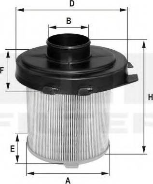 FIL Filter HP 2569 A - Hava filtri furqanavto.az