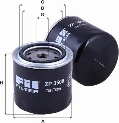 FIL Filter ZP 3506 - Yağ filtri furqanavto.az