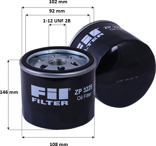 FIL Filter ZP 3228 A - Yağ filtri furqanavto.az