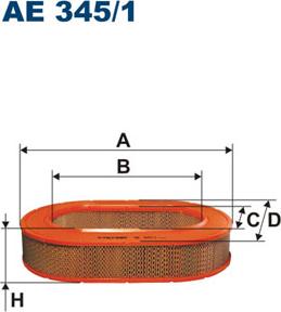 Filtron AE345/1 - Hava filtri furqanavto.az