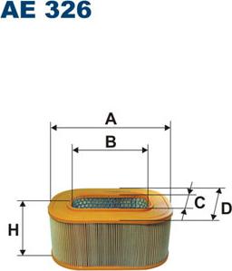 Filtron AE326 - Hava filtri furqanavto.az