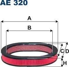 Filtron AE320 - Hava filtri furqanavto.az