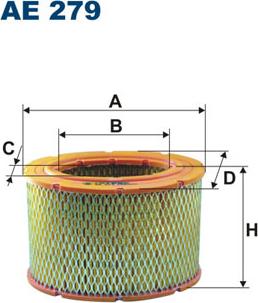 Filtron AE279 - Hava filtri furqanavto.az