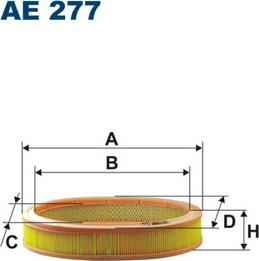 Filtron AE277 - Hava filtri furqanavto.az