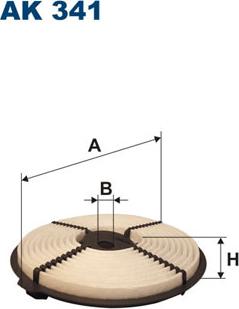 Filtron AK341 - Hava filtri furqanavto.az