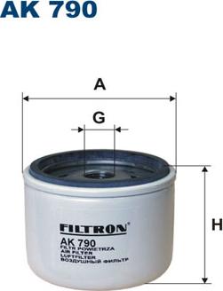 Filtron AK790 - Hava filtri furqanavto.az