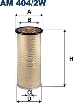 Filtron AM 404/2W - İkinci Hava Filtri furqanavto.az