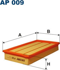 Filtron AP009 - Hava filtri furqanavto.az