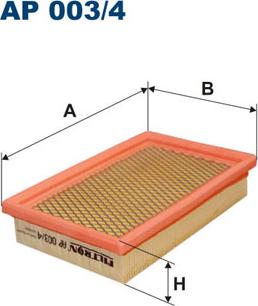 Filtron AP003/4 - Hava filtri furqanavto.az