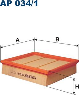 Filtron AP034/1 - Hava filtri furqanavto.az