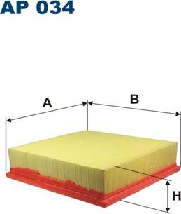 Filtron AP034 - Hava filtri furqanavto.az