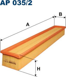 Filtron AP035/2 - Hava filtri furqanavto.az