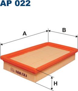 Filtron AP022 - Hava filtri furqanavto.az