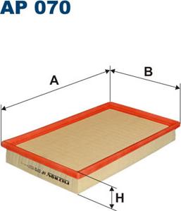 Filtron AP070 - Hava filtri furqanavto.az