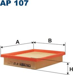 Filtron AP107 - Hava filtri furqanavto.az