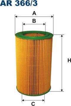 Filtron AR366/3 - Hava filtri furqanavto.az