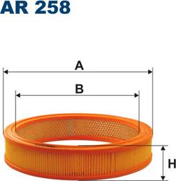 Filtron AR258 - Hava filtri furqanavto.az