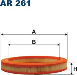 Filtron AR261 - Hava filtri furqanavto.az