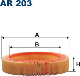 Filtron AR203 - Hava filtri furqanavto.az