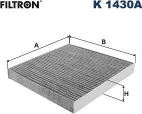 Filtron K 1430A - Filtr, daxili hava furqanavto.az