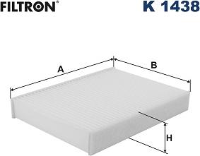 Filtron K 1438 - Filtr, daxili hava furqanavto.az