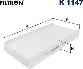 Filtron K 1147 - Filtr, daxili hava furqanavto.az