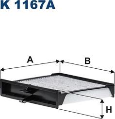 Filtron K 1167A - Filtr, daxili hava furqanavto.az