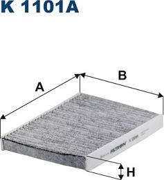 Filtron K 1101A - Filtr, daxili hava furqanavto.az